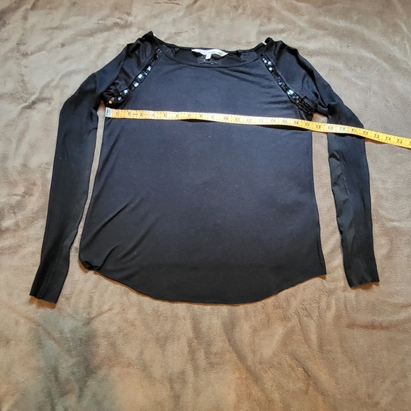 Rachel Roy Top Womens Size XS Black - Picture 5 of 7